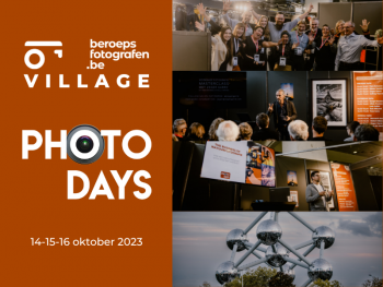 <p>Beroepsfotografen.be Village op de Photodays 2023</p>