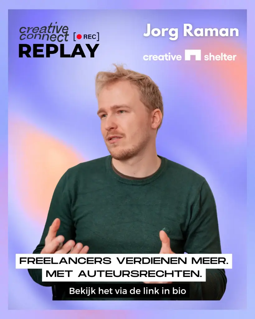 Replay: Freelancers verdienen meer. Met auteursrechten door Jorg Raman