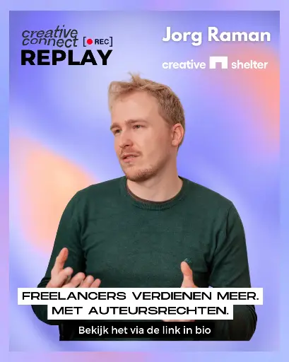 Replay: Freelancers verdienen meer. Met auteursrechten door Jorg Raman